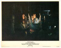 8f694 NIGHT OF DARK SHADOWS LC #7 '71 David Selby & Kate Jackson holding candelabras in dark room!