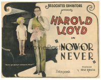 8f244 NOW OR NEVER TC '21 cute little Anna Mae Bilson asks Harold Lloyd to undress her!