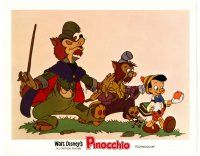 8f725 PINOCCHIO LC R78 Disney, the wooden boy & Jiminy Cricket followed by fox & cat!