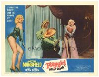 8f730 PLAYGIRL AFTER DARK LC #3 '62 full-length sexy Jayne Mansfield in skmipy outfit on stage!