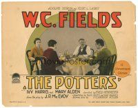 8f248 POTTERS TC '27 W.C. Fields invests in worthless oil company, only to strike it rich!