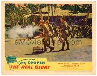 8f750 REAL GLORY LC '39 Gary Cooper firing gun with Broderick Crawford behind him!
