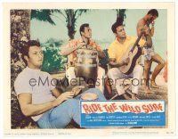8f763 RIDE THE WILD SURF LC '64 calypso band playing on the beach in Hawaii!