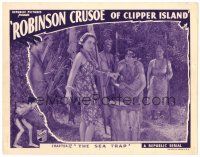 8f772 ROBINSON CRUSOE OF CLIPPER ISLAND chapter 12 LC '36 Ray Mala plays a drum for sexy island girl