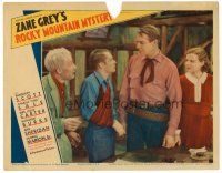 8f773 ROCKY MOUNTAIN MYSTERY LC '35 Zane Grey, close up of Randolph Scott & young Ann Sheridan!