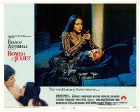 8f779 ROMEO & JULIET LC #1 '69 Olivia Hussey prepares to kill herself after finding Whiting!