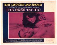 8f780 ROSE TATTOO LC #2 '55 best close up of Burt Lancaster & Anna Magnani, Tennessee Williams!