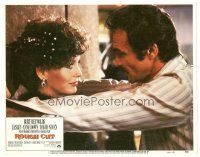 8f781 ROUGH CUT LC #7 '80 c/u of Burt Reynolds with sexy Lesley-Anne Down against wall!