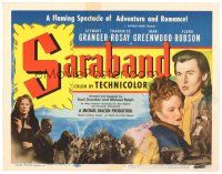 8f255 SARABAND FOR DEAD LOVERS TC '48 Stewart Granger in a spectacle of adventure & romance!