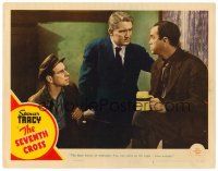 8f819 SEVENTH CROSS LC #5 '44 intense Spencer Tracy between Hume Cronyn & Paul Guilfoyle!