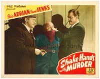 8f822 SHAKE HANDS WITH MURDER LC '44 Frank Jenks & Douglas Fowley have old man tied up & gagged!