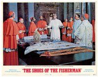 8f830 SHOES OF THE FISHERMAN LC #5 '68 Pope Anthony Quinn gambles on attending summit meeting!