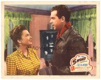 8f849 SMOKY LC #8 R51 close up of Fred MacMurray smiling at pretty Anne Baxter!