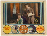 8f851 SOFT LIVING LC '28 young Johnny Mack Brown eyes pretty Madge Bellamy!