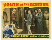 8f860 SOUTH OF THE BORDER LC '39 Gene Autry has his gun drawn but is about to be ambushed!