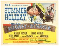 8f263 SUMMER HOLIDAY TC '47 Mickey Rooney & Gloria DeHaven, Butch Jenkins & family in car!