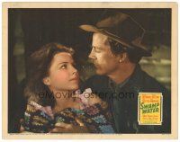 8f876 SWAMP WATER LC '41 Jean Renoir, close up of Dana Andrews & pretty young Anne Baxter!