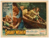 8f877 SWAMP WOMEN LC #3 '56 Marie Windsor, Carole Matthews & Beverly Garland in a weird adventure!