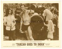 8f887 TARZAN GOES TO INDIA LC #2 '62 Jock Mahoney answers call for help from sexy Simi Garawel!