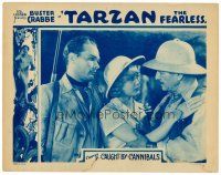 8f890 TARZAN THE FEARLESS chapter 7 LC '33 Edward Woods & Jacqueline Wells, Caught by Cannibals!