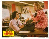 8f895 TAXI DRIVER LC #5 '76 Martin Scorsese, close up of Albert Brooks & Cybill Shepherd!