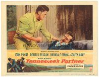 8f897 TENNESSEE'S PARTNER LC #3 '55 angry Ronald Reagan beats John Payne to a pulp!