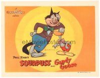 8f899 TERRY-TOON LC #8 '46 great cartoon image of Paul Terry's Sourpuss the cat & Gandy Goose!