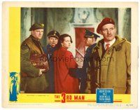 8f909 THIRD MAN LC #2 '49 Trevor Howard doesn't look as Valli is led away, Carol Reed classic!