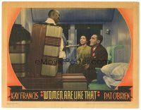 8f985 WOMEN ARE LIKE THAT LC '38 sexy Kay Francis & Pat O'Brien are served drinks on train!