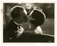 8f011 BEHIND OFFICE DOORS 8x10 still '31 best close up of Robert Ames kissing pretty Mary Astor!