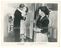 8f032 CODE OF SCOTLAND YARD 8x10 still '48 maid watches Derek Farr kiss Muriel Pavlow!