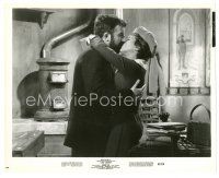 8f109 MR. TOPAZE 8x10 still '62 close up of bearded Peter Sellers kissing pretty Nadia Gray!