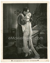8f001 SORROWS OF SATAN 8x10 still '26 D.W. Griffith, c/u of Ricardo Cortez kissing Lya de Putti!