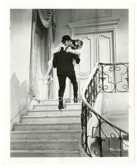 8f161 WILD & WONDERFUL 8x10 still '64 Tony Curtis kisses Christine Kaufmann & carries her upstairs!