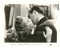 8f164 YANK IN THE R.A.F. 8x10 still '41 best close up of Tyrone Power kissing Betty Grable!