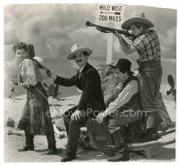 8g098 GO WEST deluxe 9x9.75 still '40 Diana Lewis, Groucho, Chico & Harpo Marx by Clarence S. Bull!