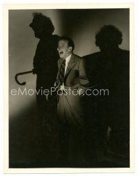8g115 JIMMY DURANTE deluxe 10x13 still '31 full-length smiling portrait holding cane by Hurrell!