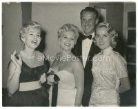 8g197 ZSA ZSA GABOR/EVA GABOR deluxe 11x14 still '50s the Hungarian beauties laughing together!