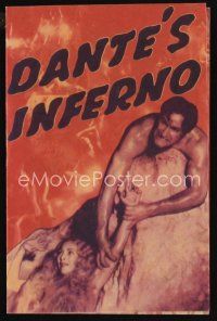 8g641 DANTE'S INFERNO herald '35 incredible art & photos of many naked people writhing in Hell!