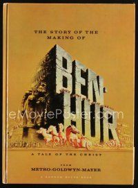 8g395 BEN-HUR hardcover program book '60 Charlton Heston, William Wyler classic religious epic!