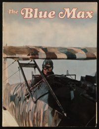 8g400 BLUE MAX program book '66 WWI fighter pilot George Peppard, James Mason, Ursula Andress!
