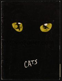 8g277 CATS stage play English program book '83 Andrew Lloyd Webber's Broadway classic!