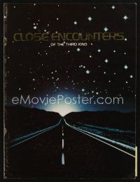 8g412 CLOSE ENCOUNTERS OF THE THIRD KIND program book '77 Steven Spielberg sci-fi classic!