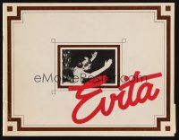 8g419 EVITA stage play program book '79 classic stage play w/music by Andrew Lloyd Webber!