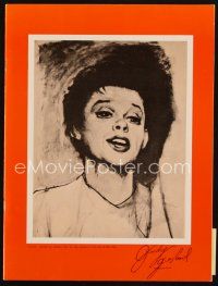 8g445 STORY OF JUDY GARLAND program book '60s many wonderful images throughout her career!