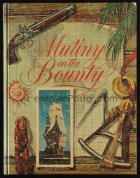8g459 MUTINY ON THE BOUNTY hardcover program book '62 Marlon Brando, cool seafaring images!