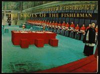 8g473 SHOES OF THE FISHERMAN program book '68 Pope Anthony Quinn tries to prevent World War III!