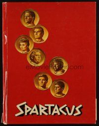 8g480 SPARTACUS hardcover program book '60 classic Stanley Kubrick & Douglas epic, gladiator action!