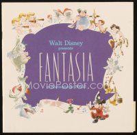 8g504 FANTASIA program R77 Mickey Mouse & others, Disney musical cartoon classic!