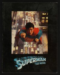 8g513 SUPERMAN program '78 comic book hero Christopher Reeve!
